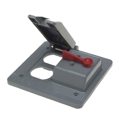 carlon outdoor electrical box|carlon weatherproof switch cover.